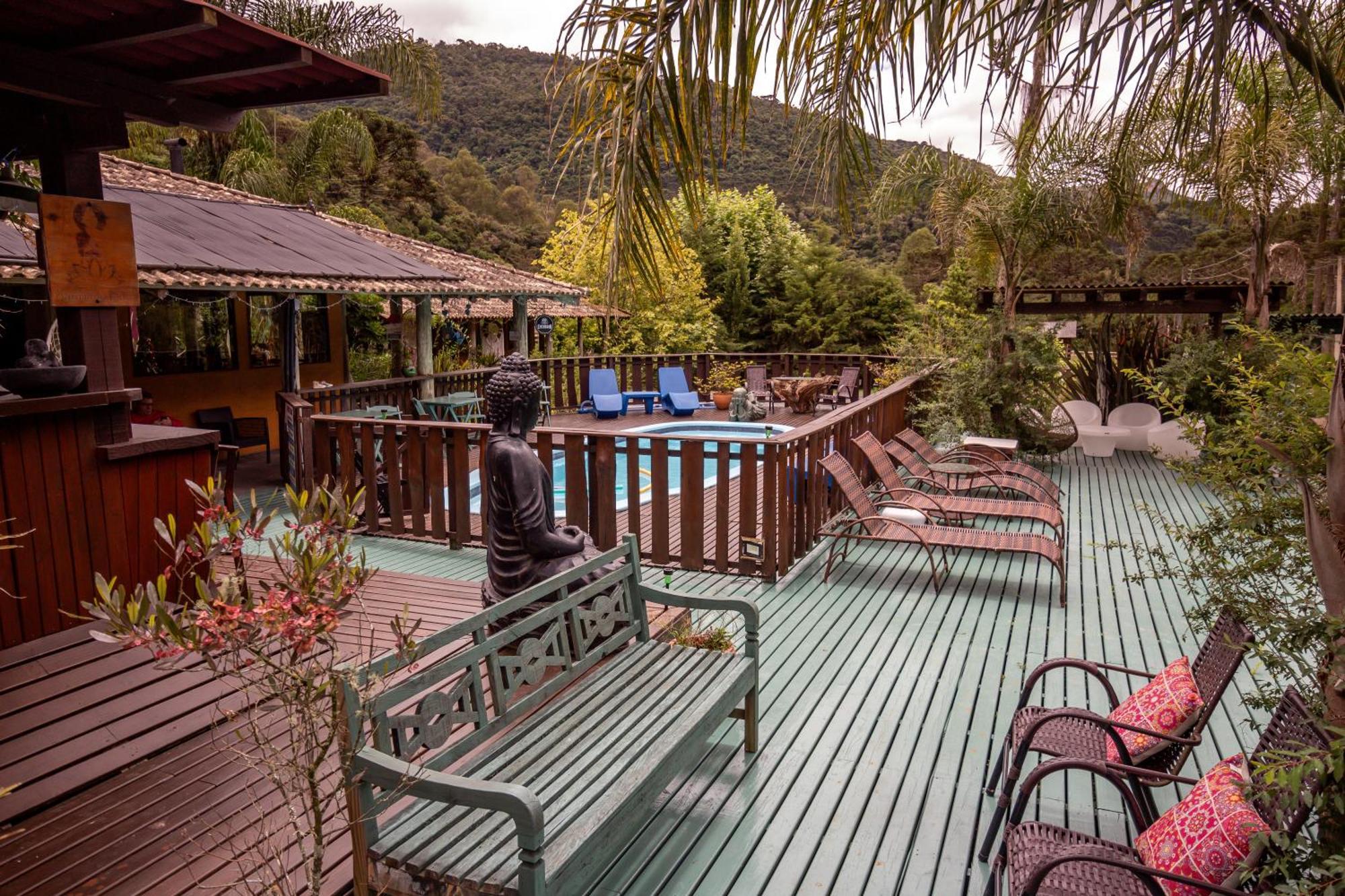 Pousada Jardim Do Buda - Cafe E Piscina Hotel Urubici Kültér fotó